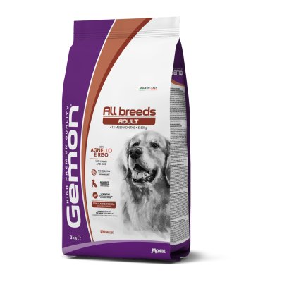 GEMON Dog All breeds Adult Jehně s rýží 3 kg
