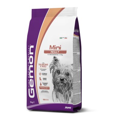 GEMON Dog Mini Adult Losos s rýží 3 kg
