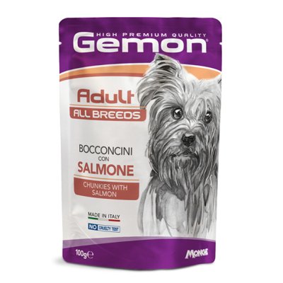 GEMON Dog kapsička losos 100g