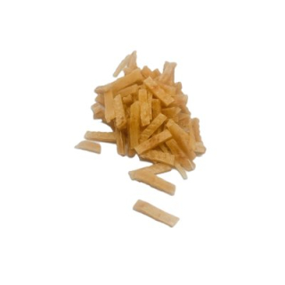 Proužky kuřecí s kousky lososa - mini 100g