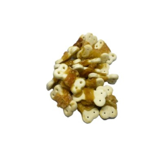 Sušenka obalená kuřecím masem-250g