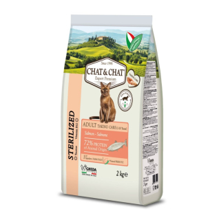 Štístko- Chat & Chat Expert Adult Sterilized s lososem 2 kg