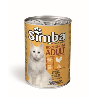 SIMBA Cat Kuřecí/krůta kousky 720g