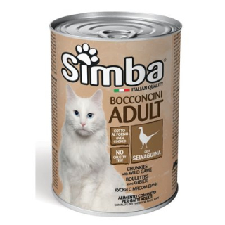 SIMBA Cat divočina kousky 415g