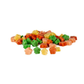 Kostičky ovocné - bezlepkové - poloměkké pamlsky 165g