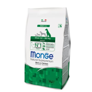 MONGE DOG Maxi Adult Kuře, rýže 3kg