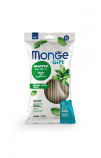 MONGE GIFT Dog Dental Medium/Maxi tyčinky kachna s mátou 270g